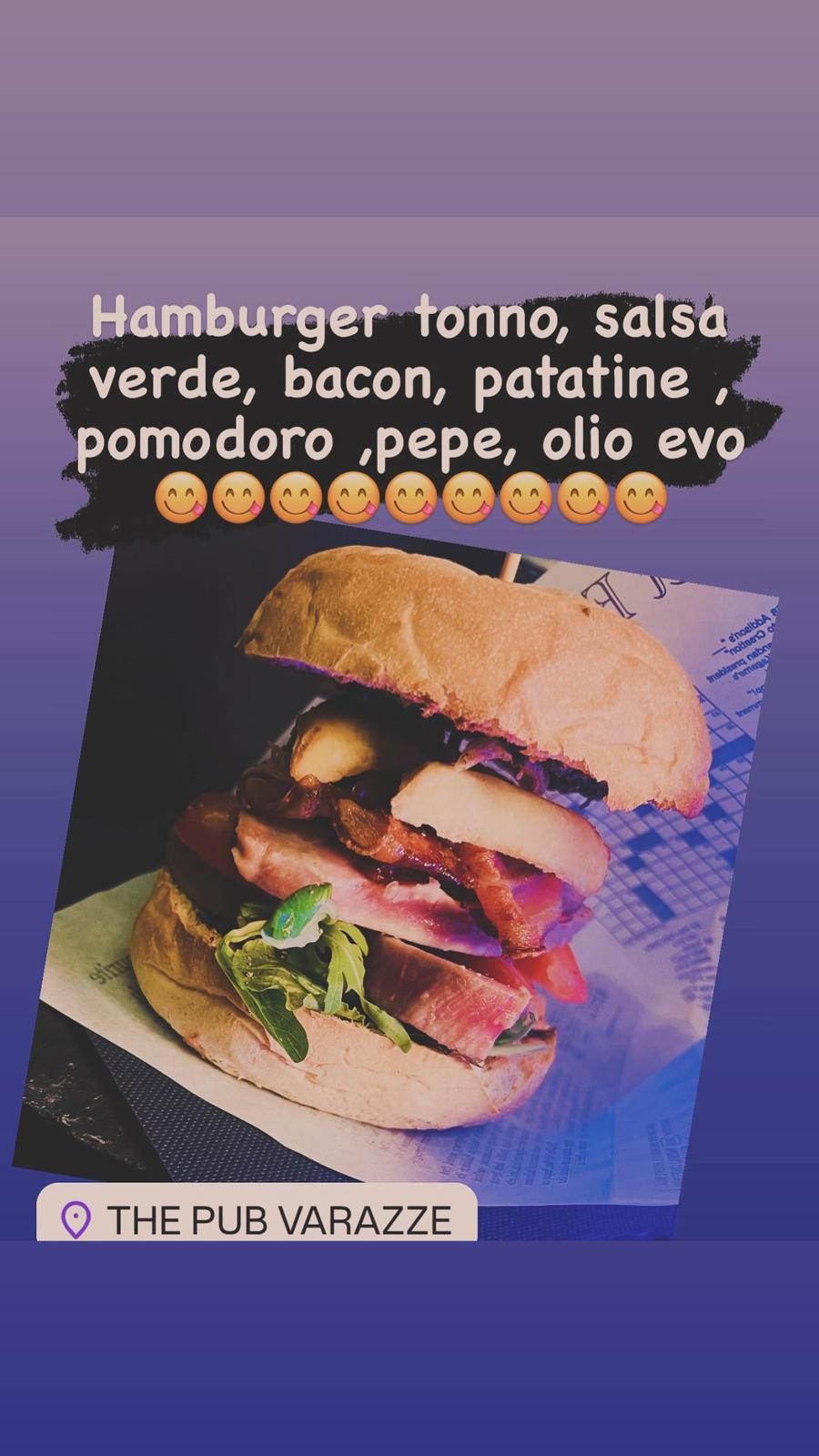 hamburger di tonno obeso